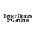 Better Homes & Gardens logo showcasing a blend of home and garden expertise and inspiration.
