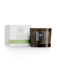 Cherimoya candle by Aquiesse with tropical scents of green leaf, cherimoya, and clean musk.
