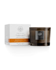 Mandarin tea candle by Aquiesse, featuring fresh mandarin, Ceylon tea, and exotic woods in an elegant jar.