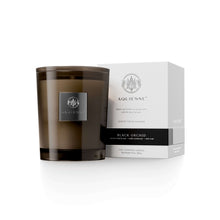 Aquiesse Black Orchid Candle with seductive floral scents of orchid, rose, vanilla sandalwood, and dark musk.